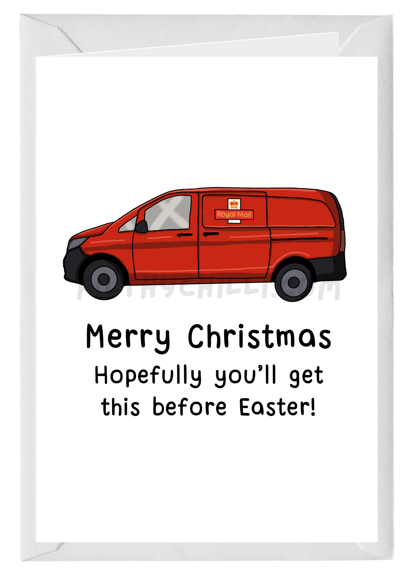 Funny Royal Mail Christmas Card