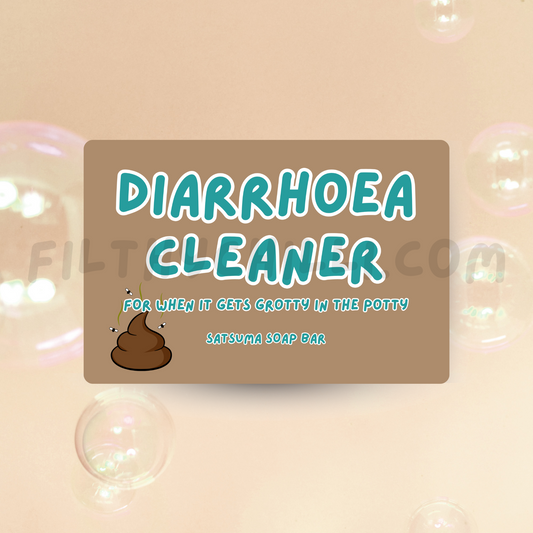 Funny Diarrhoea Cleaner Soap Bar