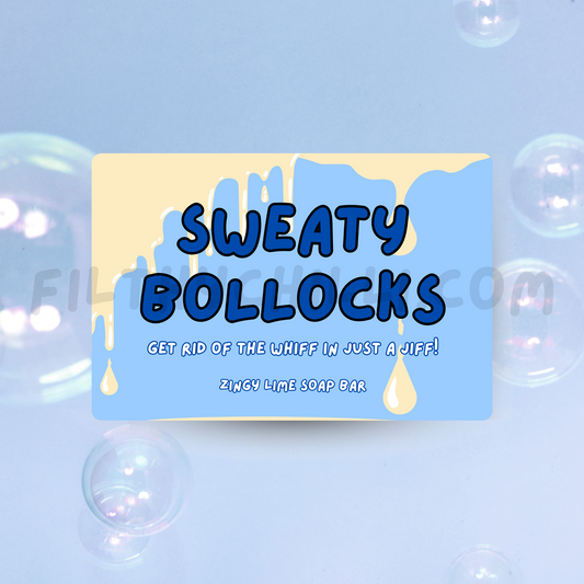 Funny Sweaty Bollocks Soap Bar