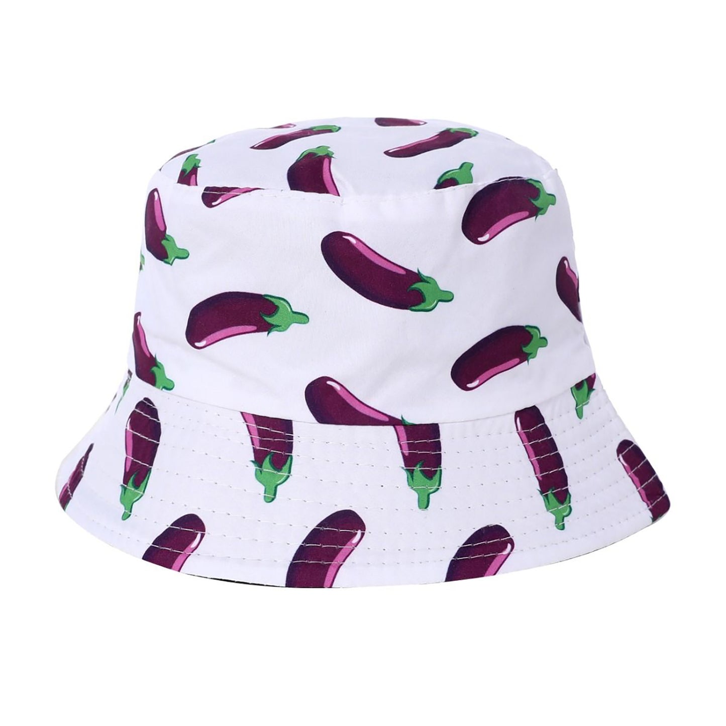 Egg Plant Emoji Festival Pride Bucket Hat