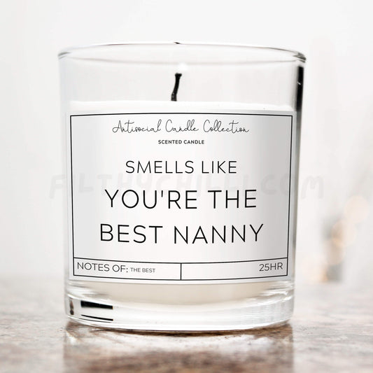 Smells Like You Are the Best Nanny Candle