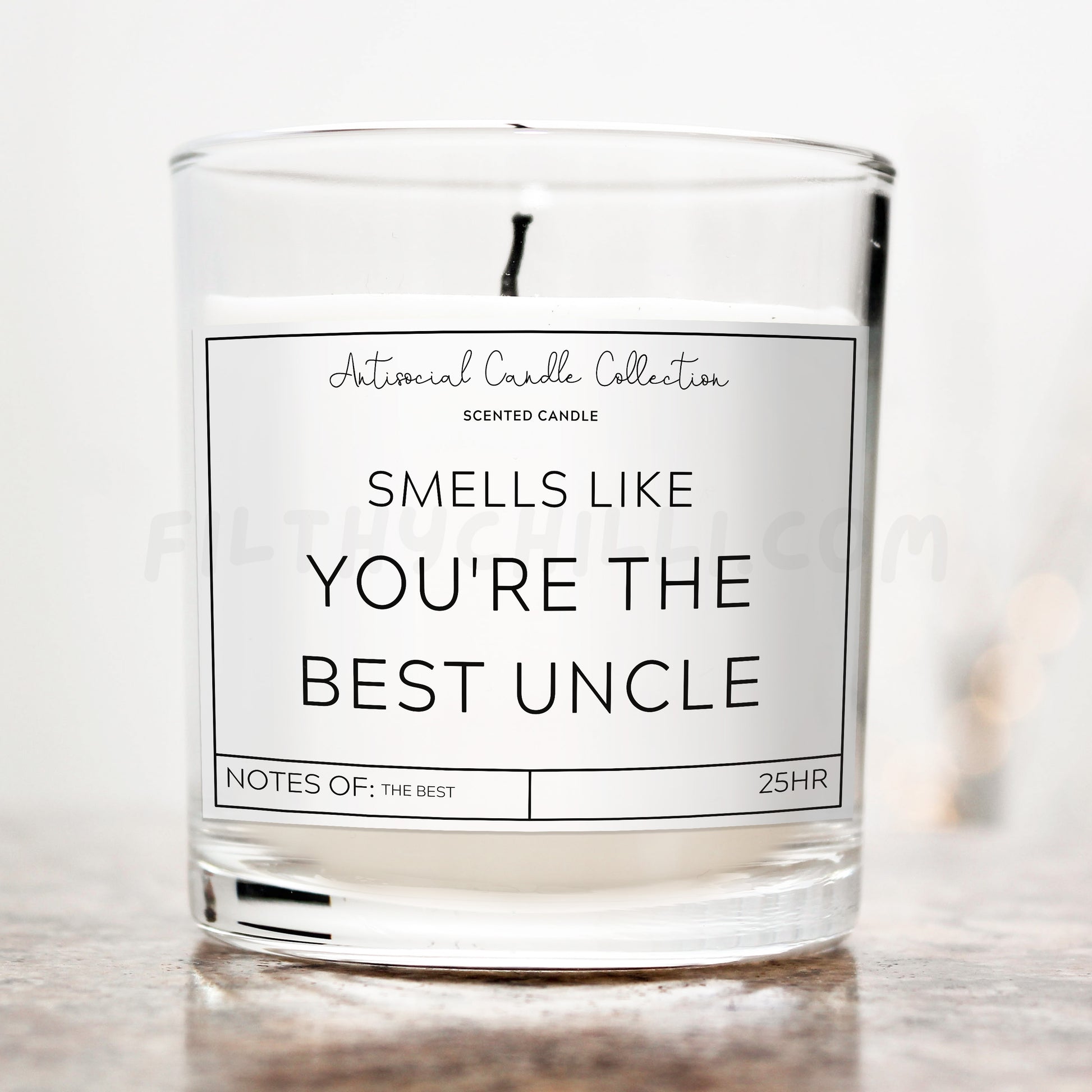 Smells Like You Are The Best Uncle Candle