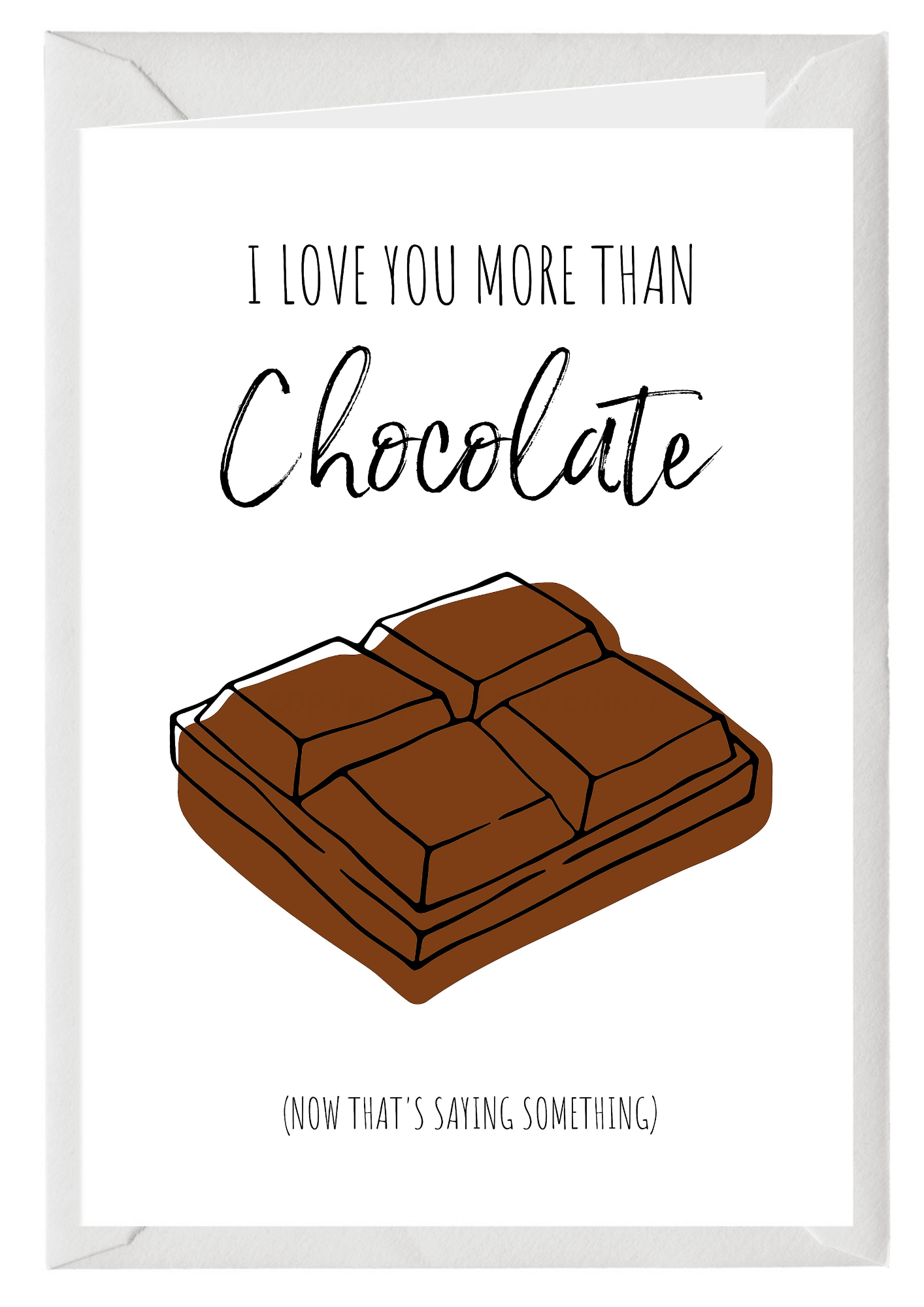 I Love You More Than Chocolate