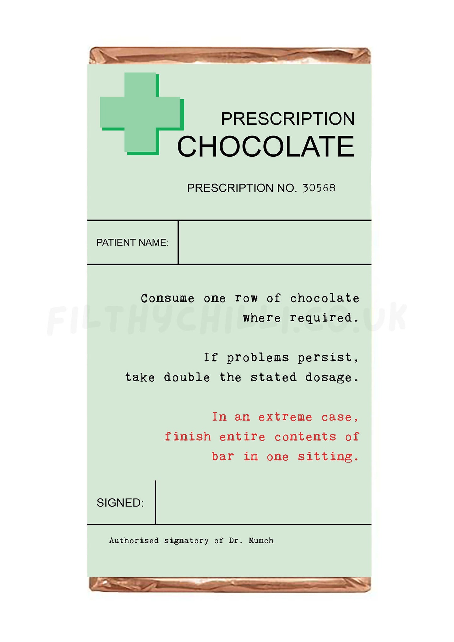 Prescription Chocolate