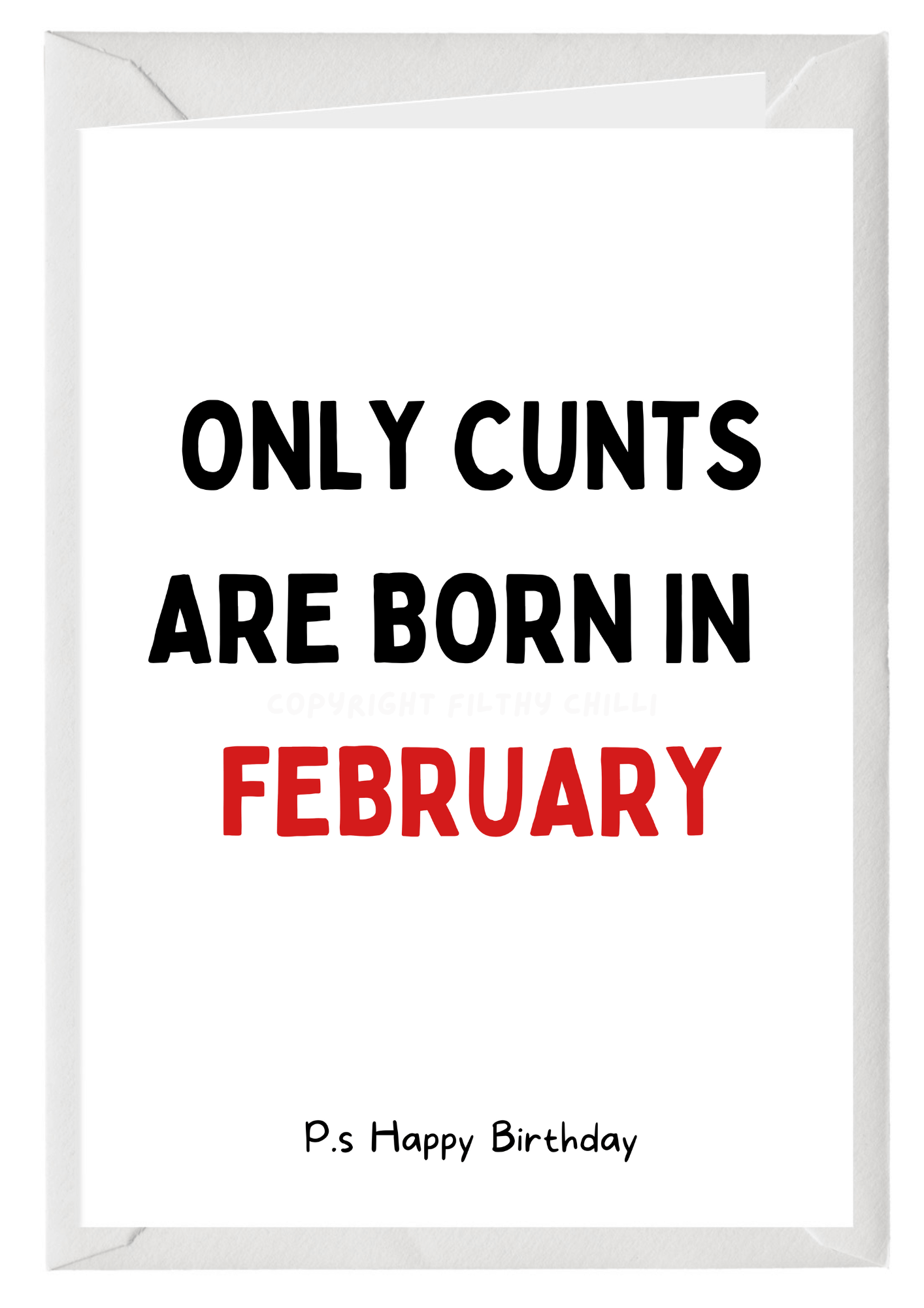 Only Cunts Are Born In February