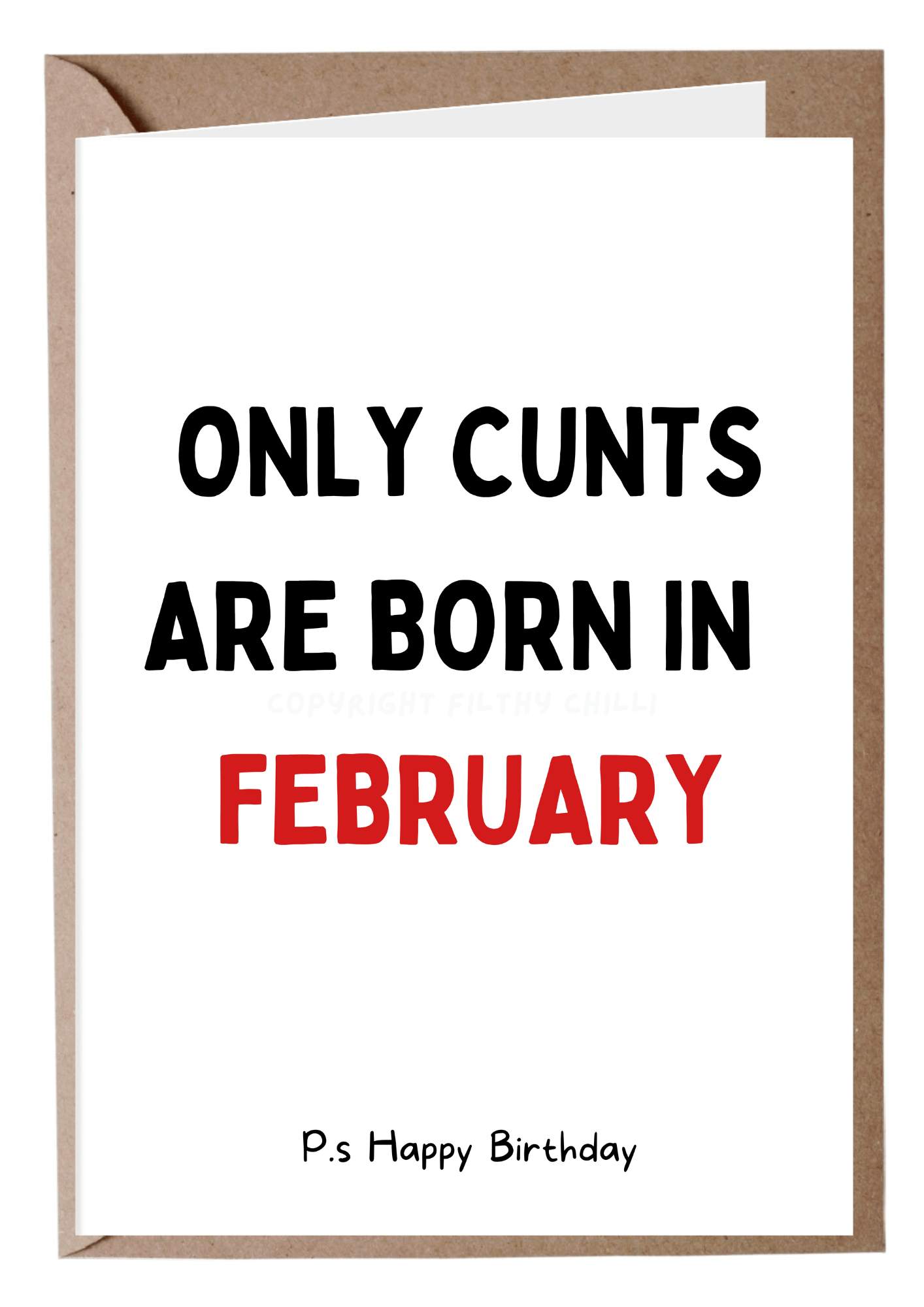 Only Cunts Are Born In February