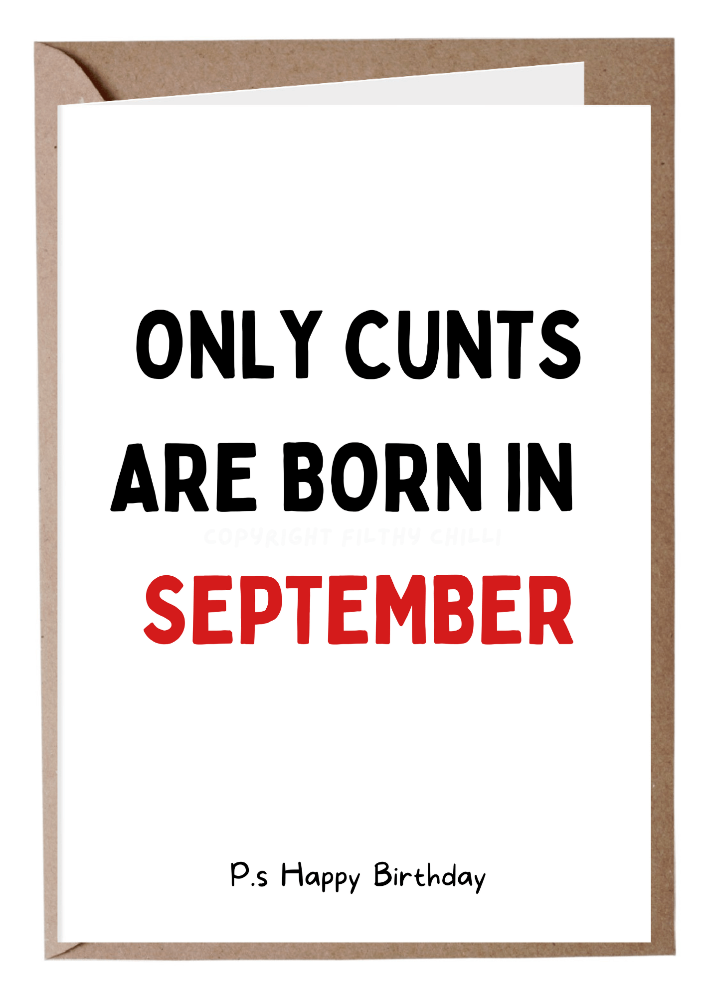 Only Cunts Are Born In September