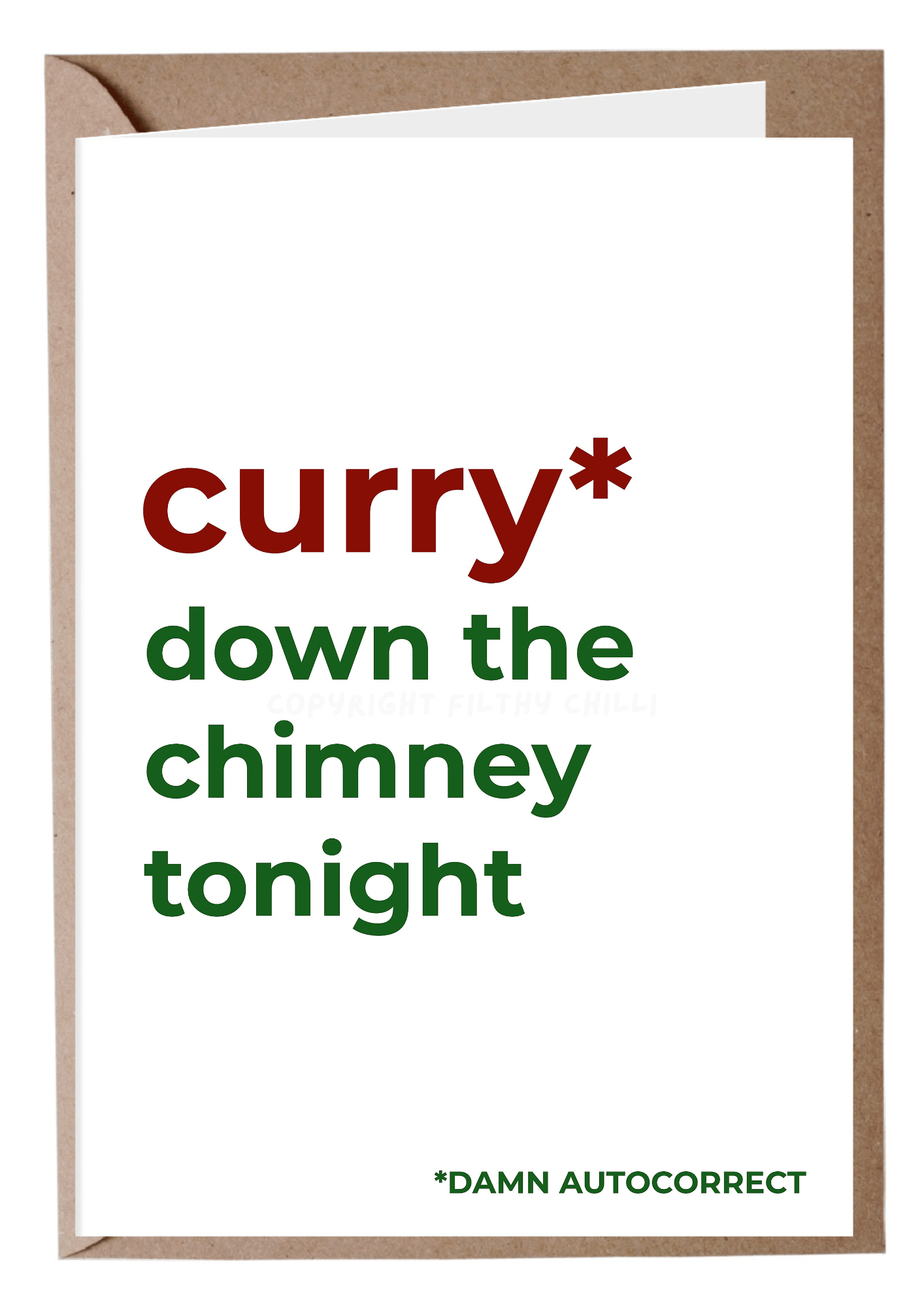 Curry Down The Chimney Tonight