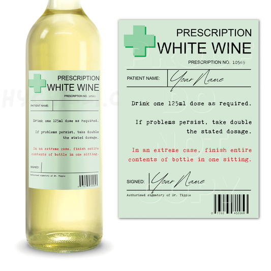 Personalised Prescription White Wine