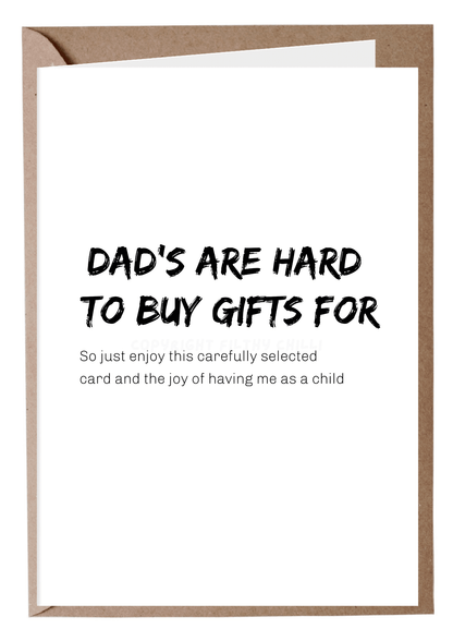 Dads Are Hard To Buy Gifts For