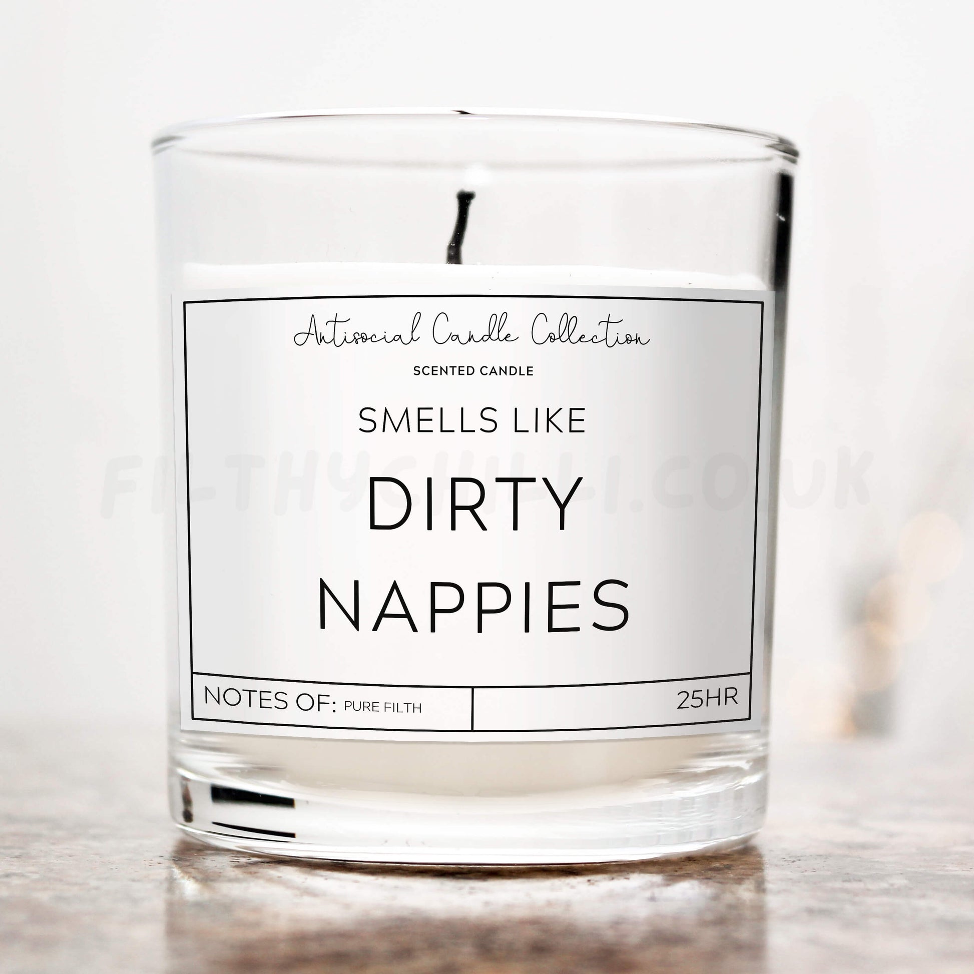 Smells like dirty nappies candle 