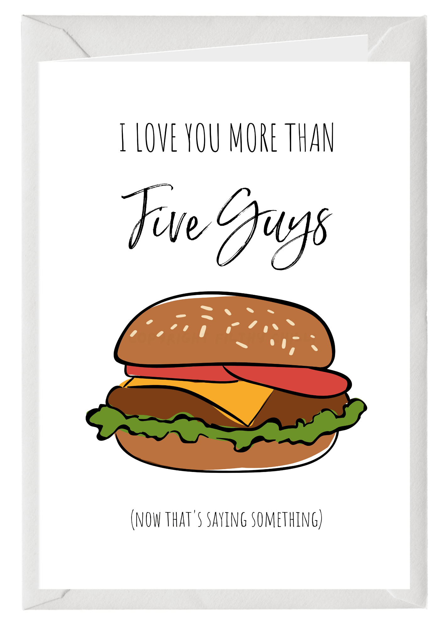 I Love You More Than Five Guys