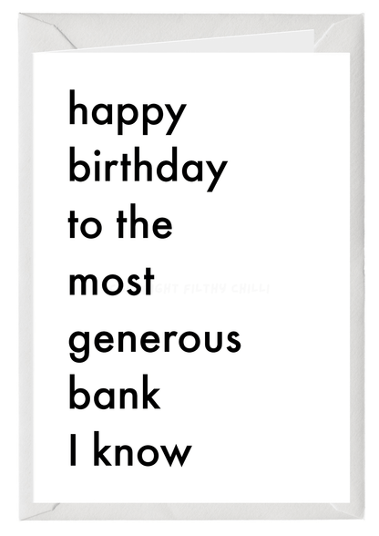 Generous Bank