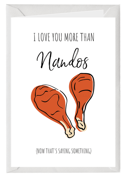 I Love You More Than Nandos