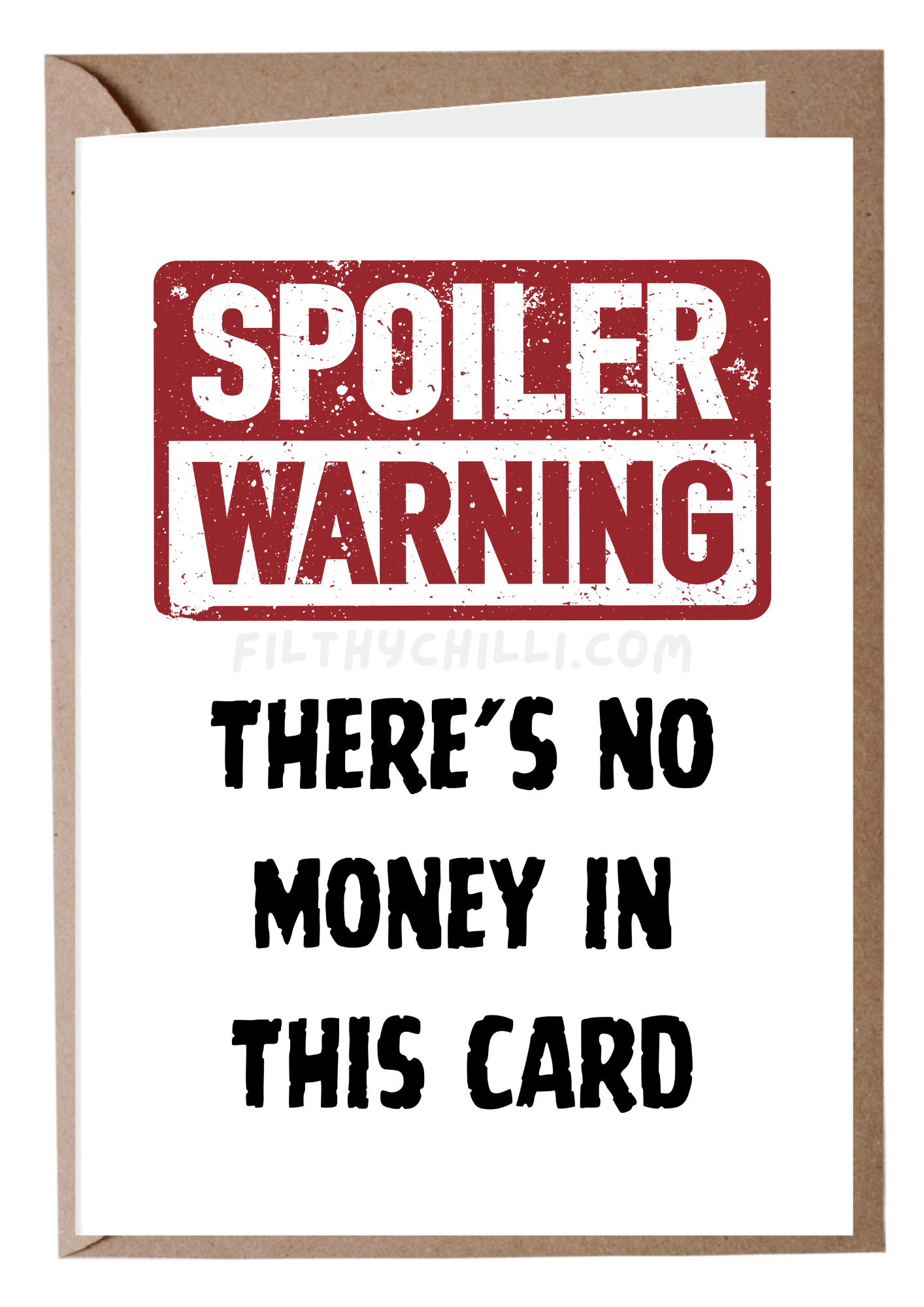 Spoiler Alert Card