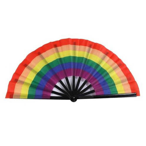 Festival Pride Party Huge Rainbow Cracking Fan