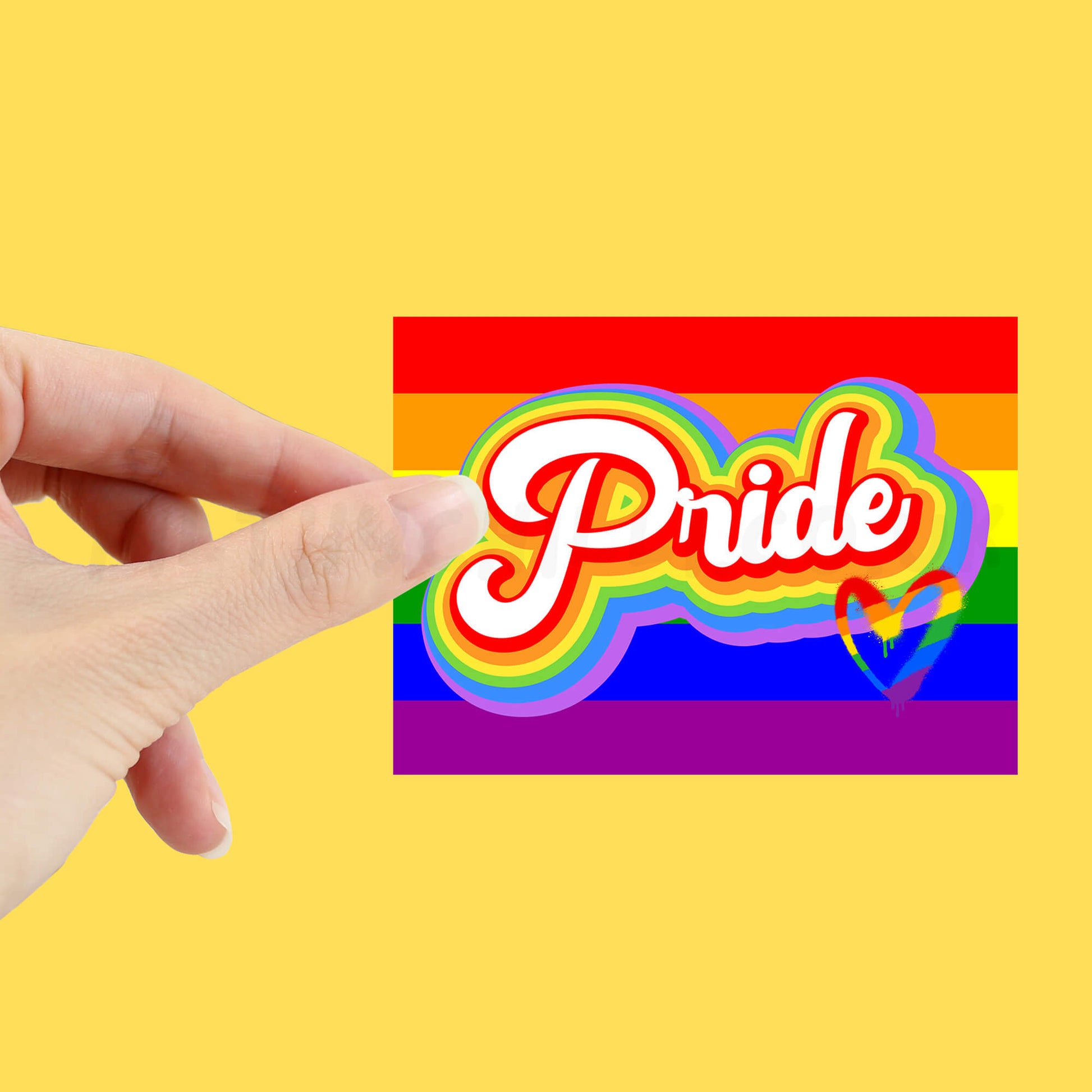 Pride Festival Candle Label