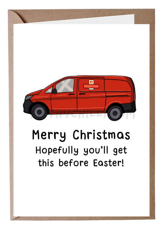 Funny Royal Mail Christmas Card