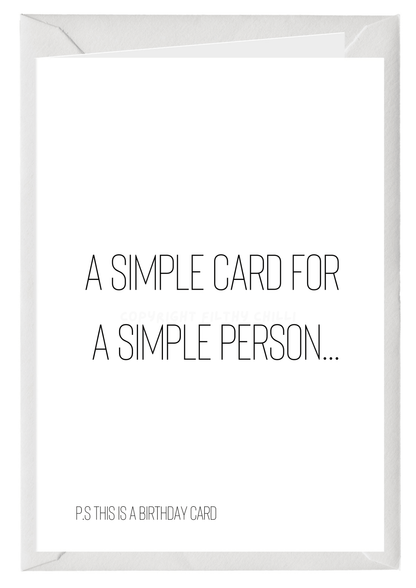 Simple Card