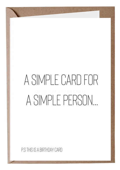 Simple Card