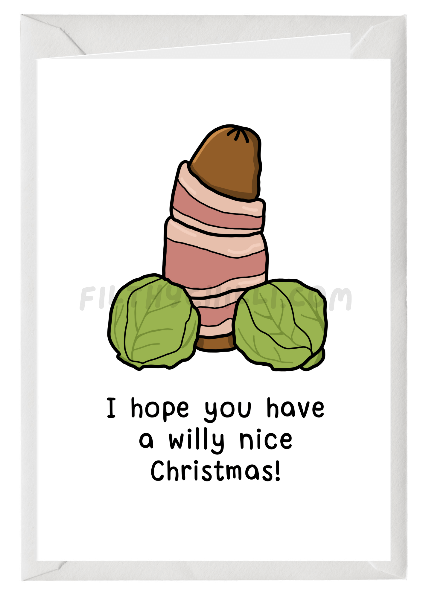 Have A Willy Nice Christmas Card