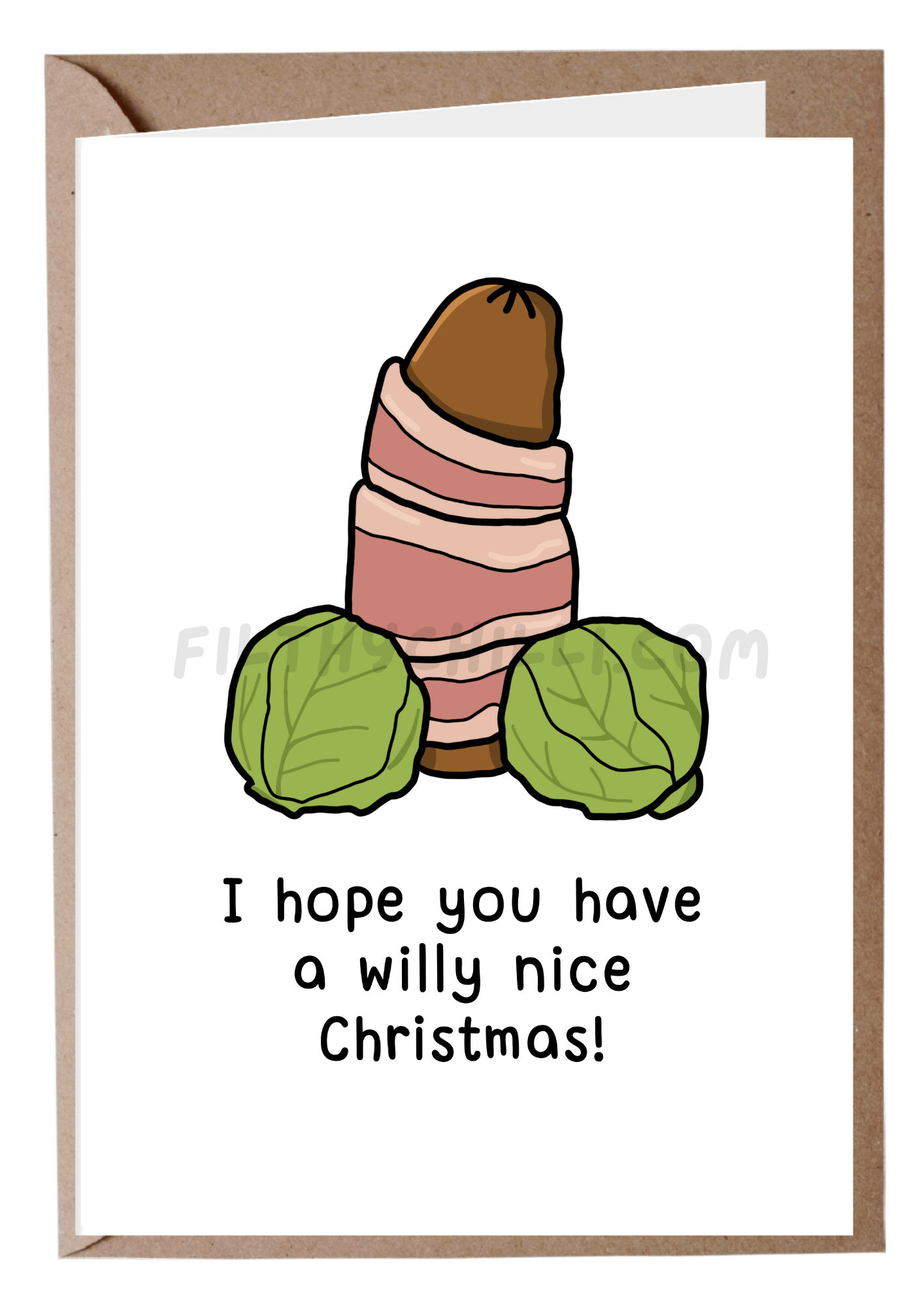 Have A Willy Nice Christmas Card